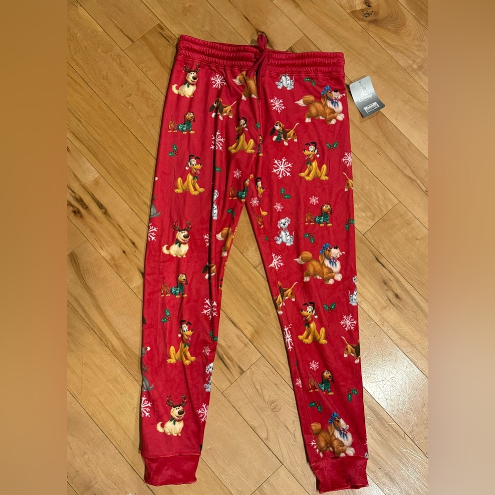 BNWT Disney dogs pajama pants size small super soft Walt Disney World official